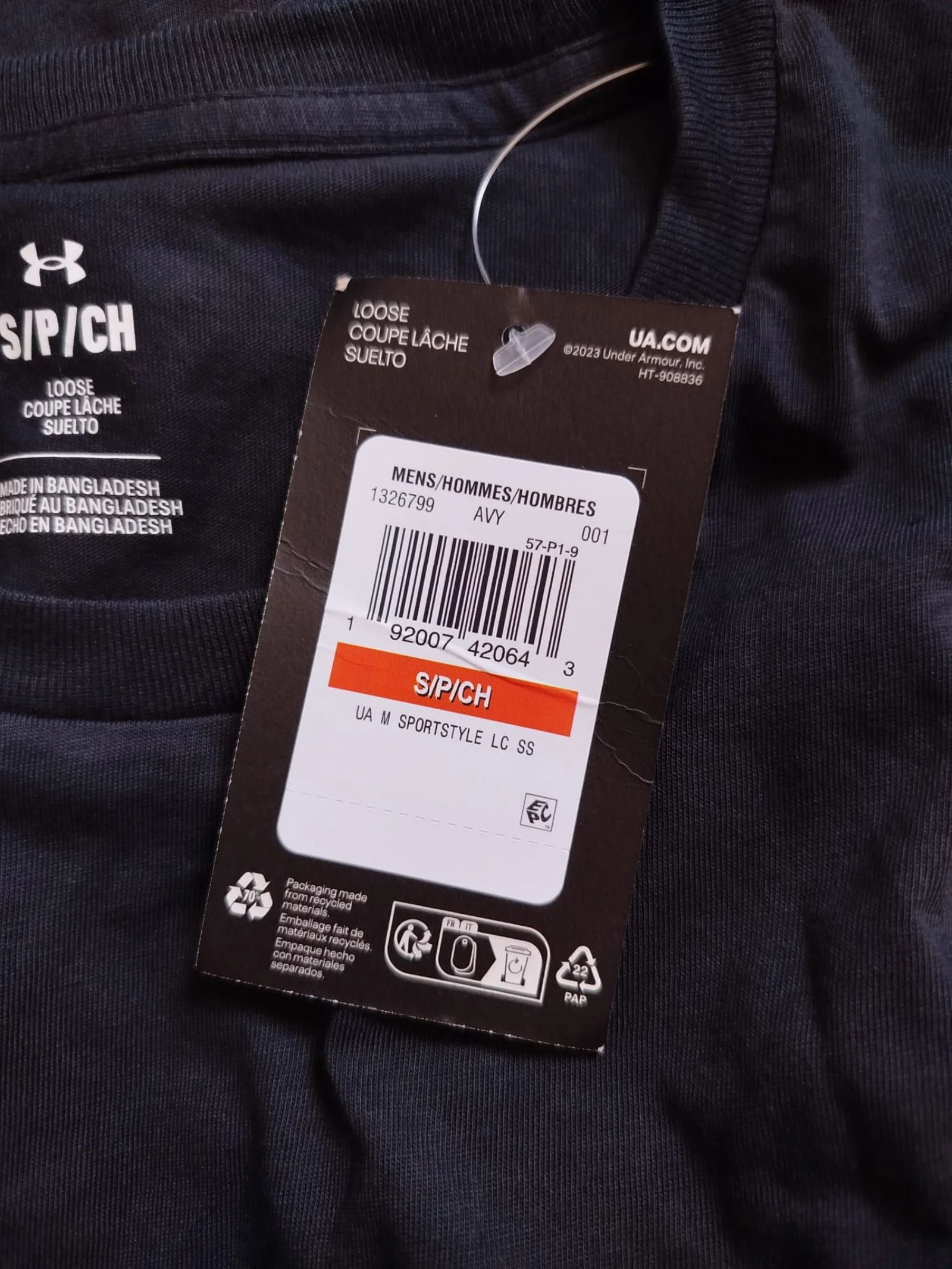 Under Armour black logo t-shirt S – photo 9